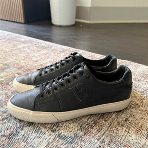 BOSS Men’s Leather Court Lace Up Sneakers